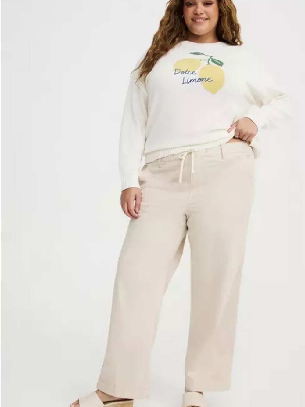 NWOT TORRID Pull-On Weekend Wide-Leg Mid-Rise Pant